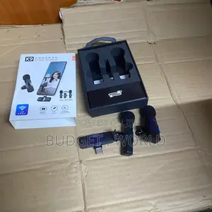 Dual Clip-on Wireless Microphone for Streaming and Video Recording