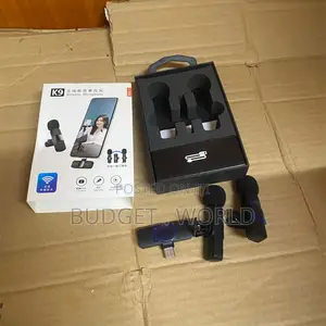 Professional Dual Wireless Mic System for Android Recording