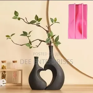 2 in 1 Deco Heart Shaped Flower Vase