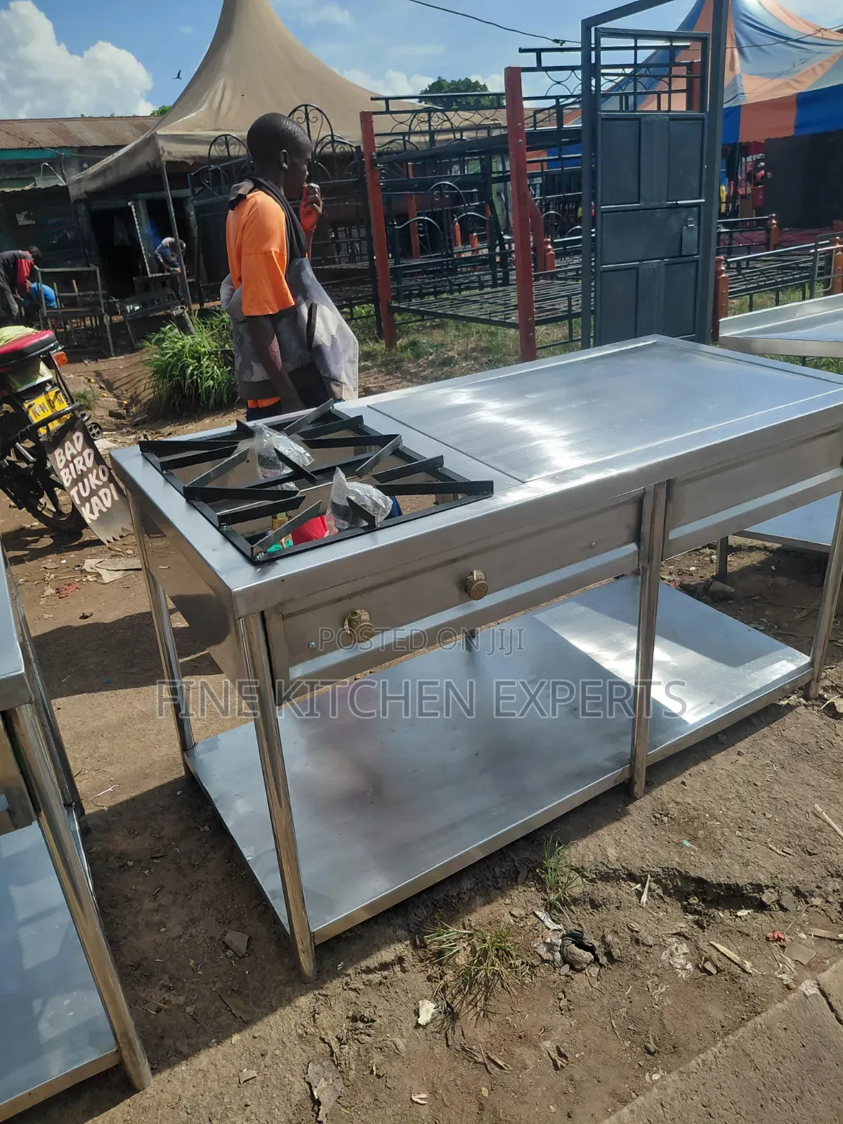 Burner With Work Top