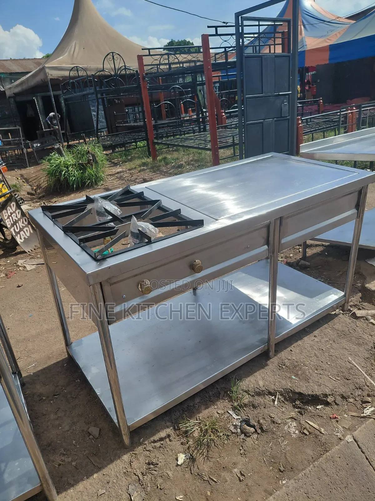 Burner With Work Top
