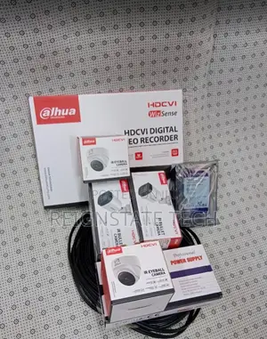 Dahua 8ch DVR Kit- 1080p Cameras Full Security Package
