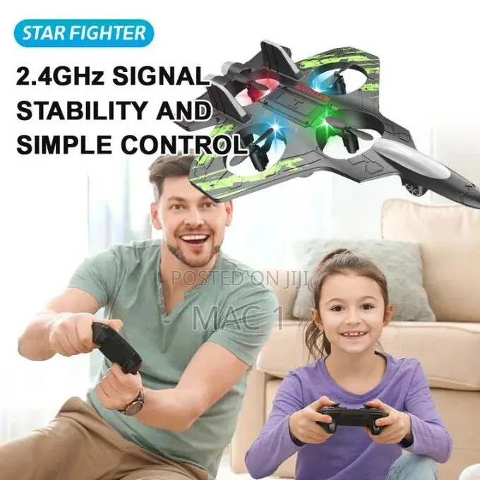 Starfighter Rc Jet - Durable Foam Body With Controller