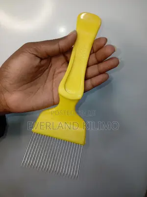 Stainless Uncapping Fork - Yellow