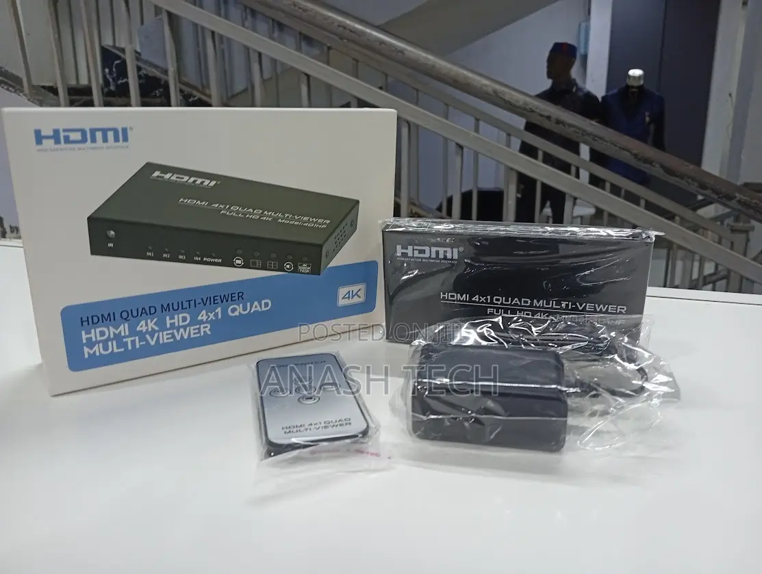 Hdmi Video Splitter Quad Multi-Viewer 4 in 1 Out