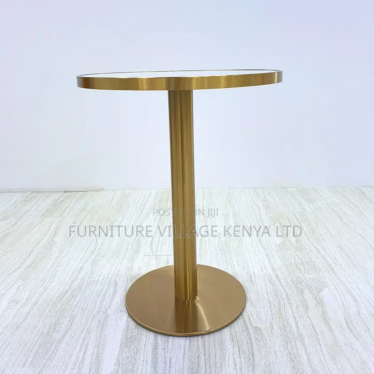 Round Shape Restaurant Dining Marble Table