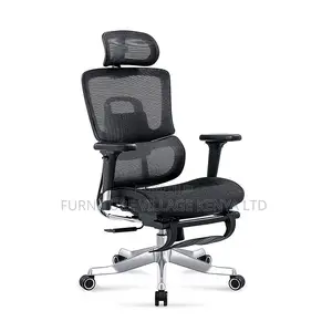 Orthopedic High Back Mesh Study Chair With Footrest
