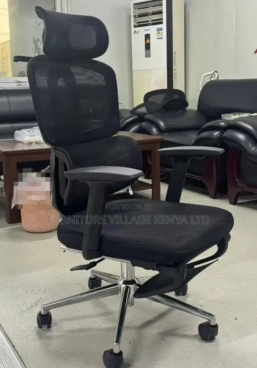 Orthopedic High Back Mesh Study Chair With Footrest