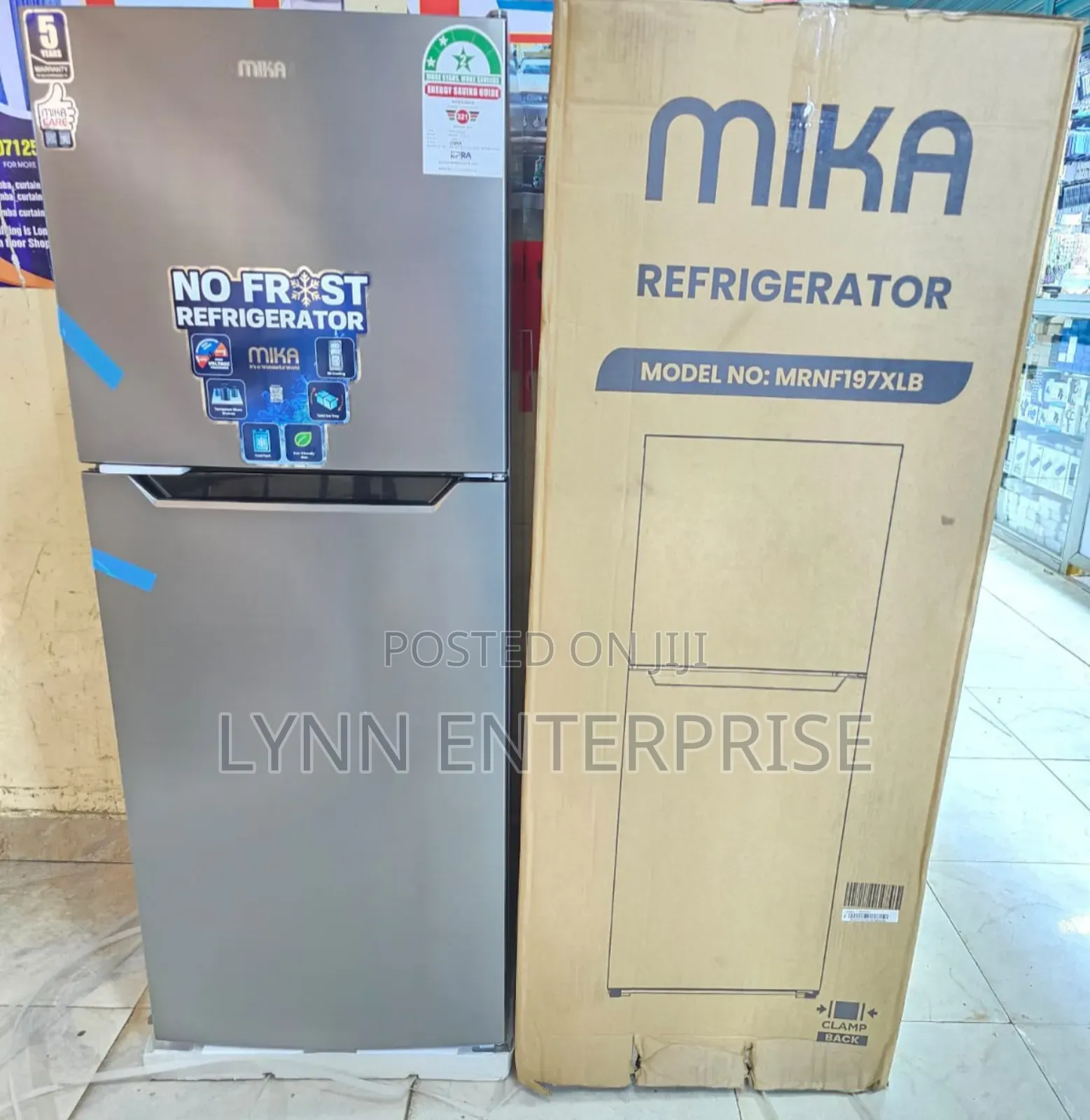 Mika 197 Litres No Frost Double Door Refrigerator