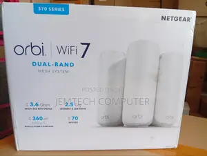 Netgear Orbi 370 Series Dual-Band Wifi 7 Mesh(1 Router + 2 Satellites)