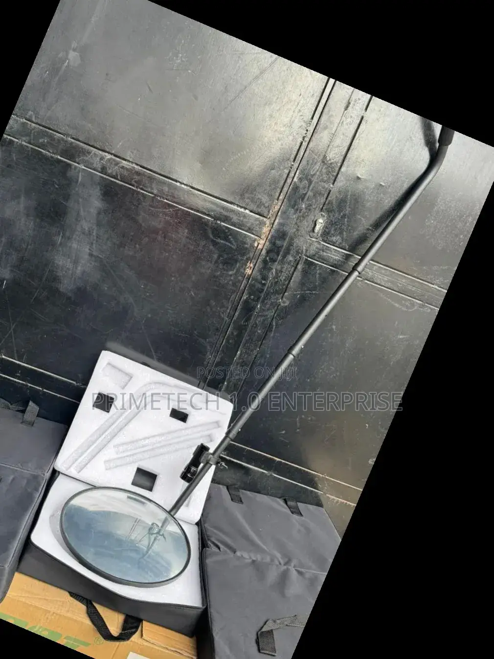 Security Vehicle Under Search Mirror