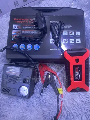 Wireless Portable Car Jump Starter With Led Light
