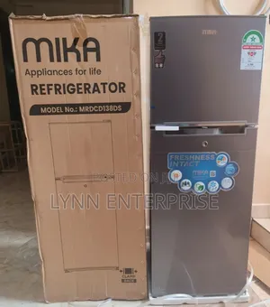 Mika 138 Litres Double Door Refrigerator