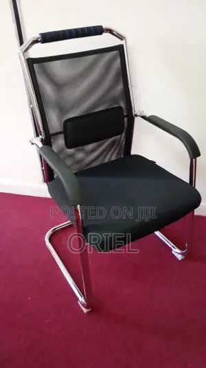 Office Chair ; Chrome Frame Office Visitor Seat