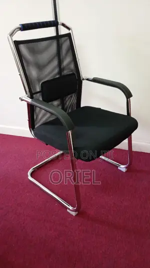 Office Chair ; Chrome Frame Office Visitor Seat