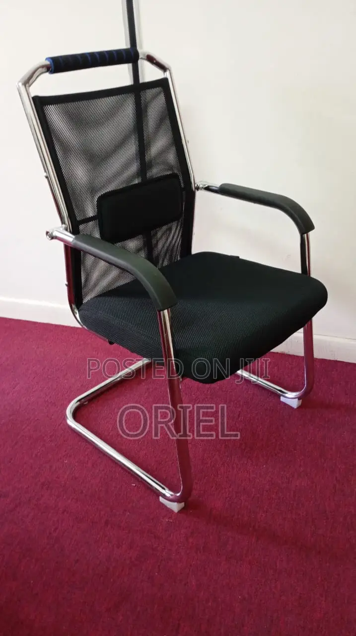 Office Chair ; Chrome Frame Office Visitor Seat