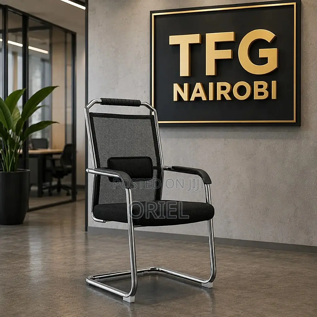 Office Chair ; Chrome Frame Office Visitor Seat