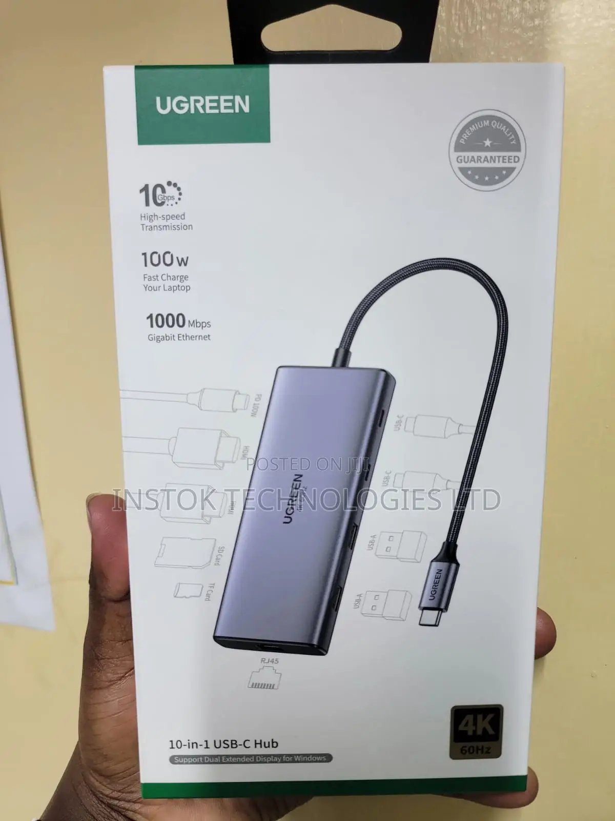 Ugreen 10-in-1 Usb-C Hub With Dual Hdmi at 60hz
