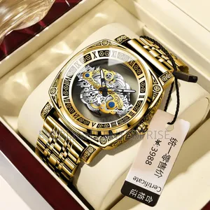 Gents Skeleton Dial Watch