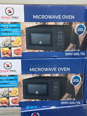 20 Litres Smart Pro Digital Black Microwave