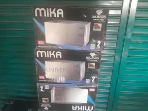 Mika Microwave Oven Grill 20litres With 1000watts Grill Silver
