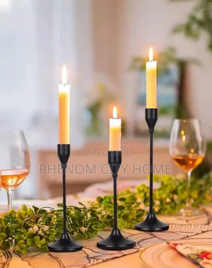 3 in 1 Metallic Candle Holders Available
