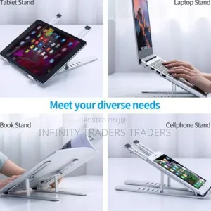 Metallic Creative Foldable Adjustable Laptop Stand