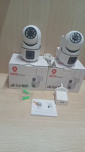 Dual Lens PTZ Wall Camera – Smart Security