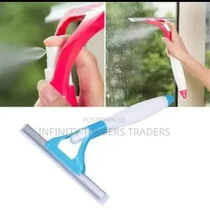 3 in 1 Double Sided Shower Squeegee With Water Sprayer