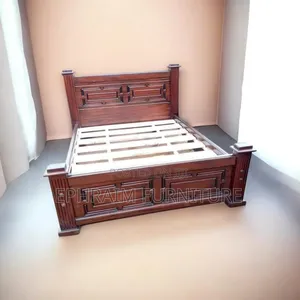 Premium Mahogany Queen Size Bed for Sale in Nairobi