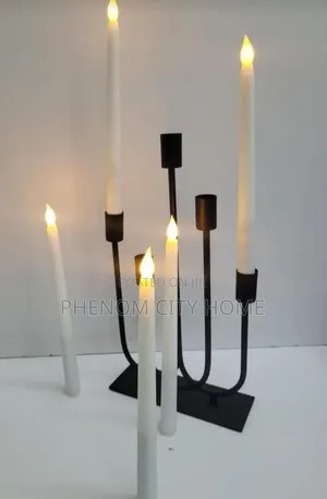 Classic 5 in 1 Metallic Candle Holder