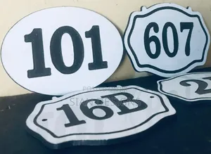 Door Tags Available for Order, Measurements 4 by 3 Inches at 200 Bob