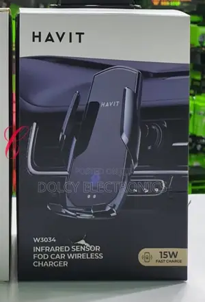 Havit W3034 15w Car Wireless Charger Automatic Opening Closing Arm