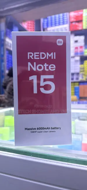 New Xiaomi Redmi Note 15 256 GB Black