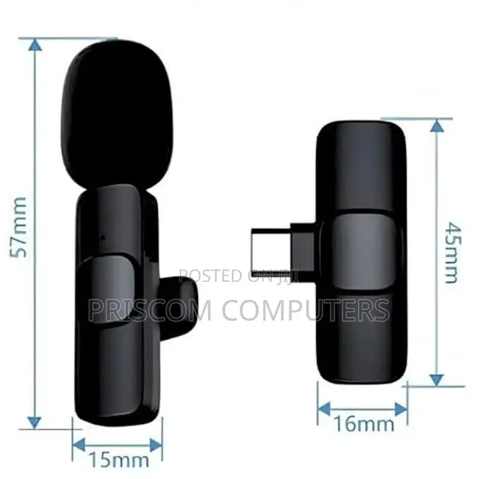 Wireless Microphone for Content Creators, Vloggers, and Streamers
