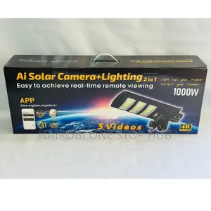 Ai Solar Camera + Lighting 2in1
1000w 4g Simcard Camera