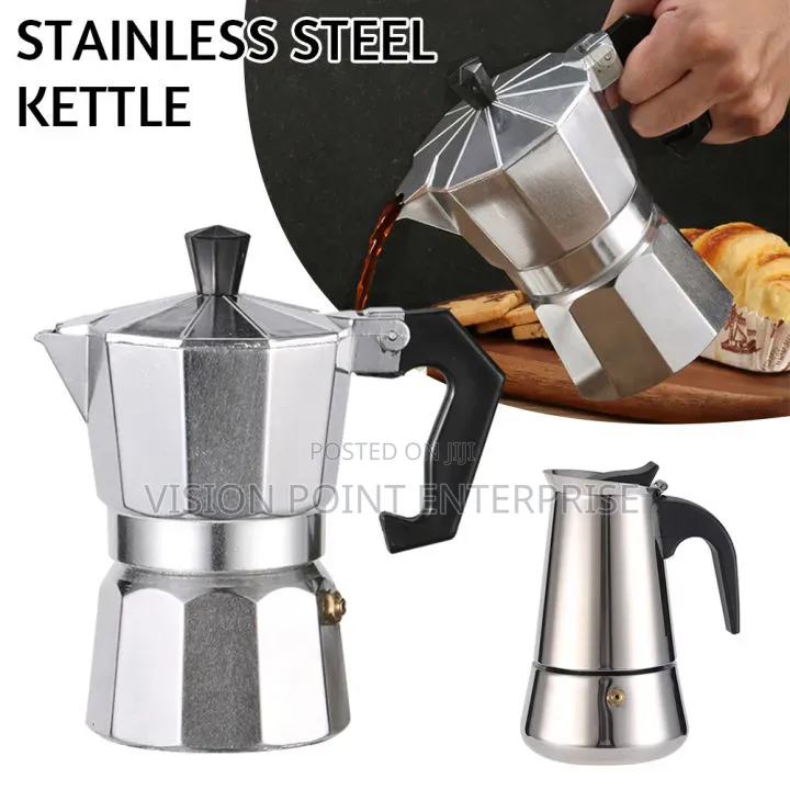 Moka Coffe Stainless Kettle