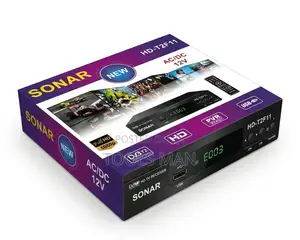 Sonar Hd-T2f11 Full Hd DVB-T2 Digital Tv Decoder - Ac/Dc 12v PVR Ready