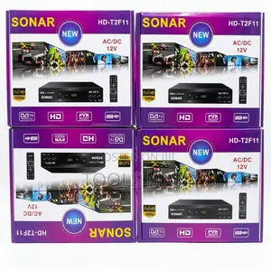 Sonar Hd-T2f11 Full Hd DVB-T2 Digital Tv Decoder - Ac/Dc 12v PVR Ready