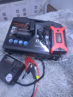 Portable Car Jump Starter Kit With Air Compressor