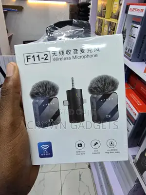 F11-2 Dual Wireless Mic Type-C Lightning 3.5mm