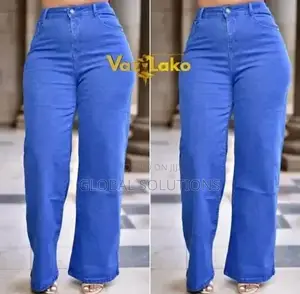 High-Waisted Wide-Leg Mommy Jeans