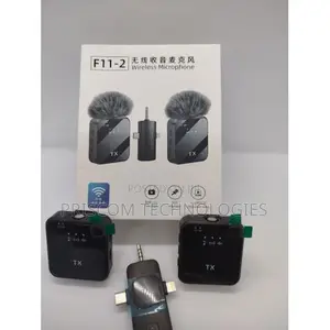 F11-2 Wireless Microphone for Video Recording, Live Streaming, Tiktok