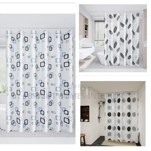 Black and White Shower Curtain