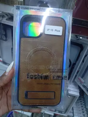 Brown Leather-Style Protective Phone Case
