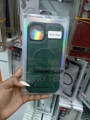 Leather Magnetic Phone Case With Designed for the iPhone 15 Plus