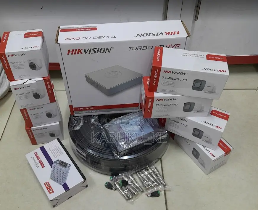 Hikvision 8ch 2mp CCTV Cameras Fullkit