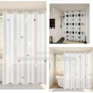 Very Unique Simple Bathroom Shower Curtain