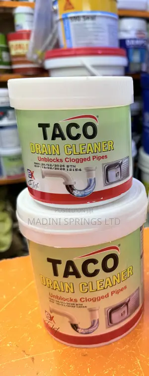 Drain Cleaners for Unblocking Clogged Pipes and Sinks (Taco Cleaner)
