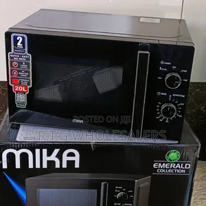 Mika 20l Manual Microwave Oven Black (700w)